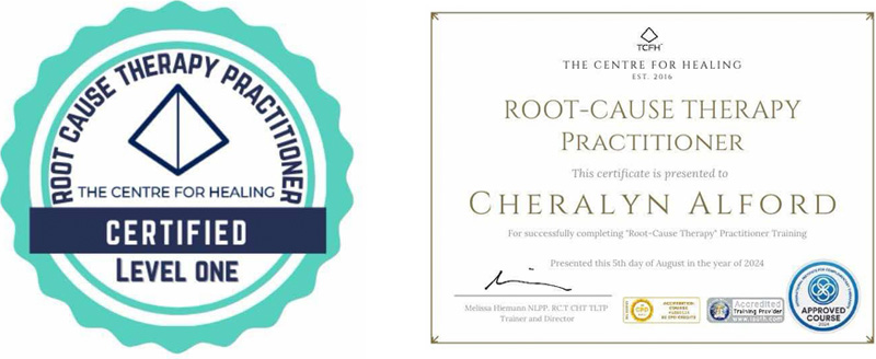 Root Cause therapy practitioner — level 1 certified